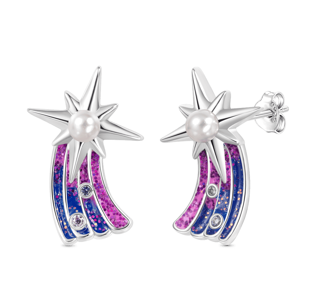 ต่างหูมุกดาวตก image number 1