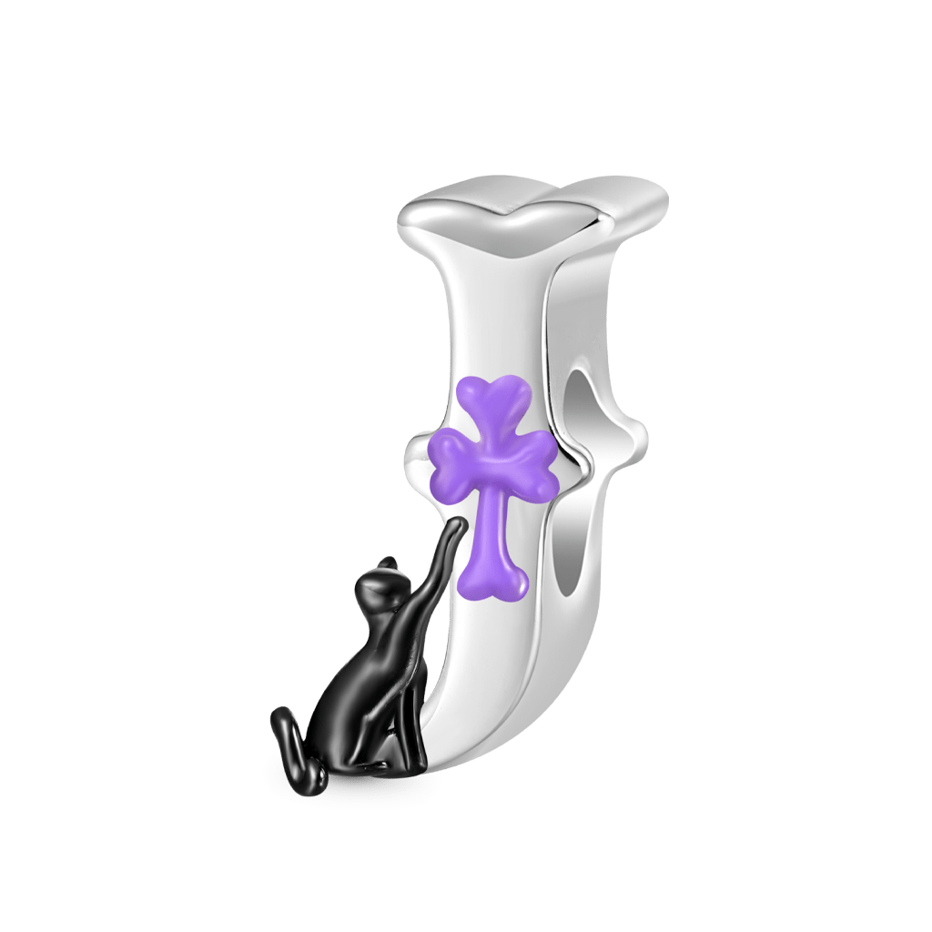 Halloween Horror Elements Letter Charm image number 0