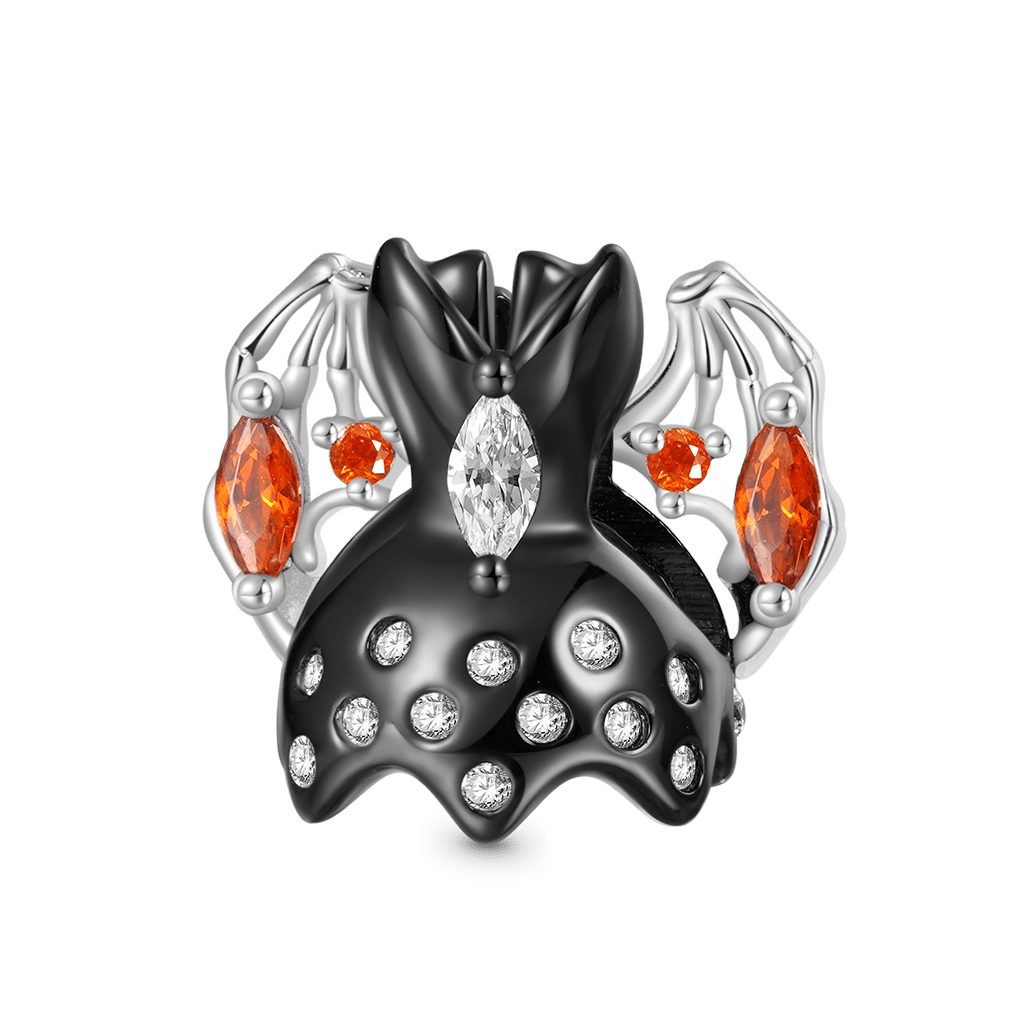 เสน่ห์ชุดแต่งงานสีดำรูปแมงมุม image number 0