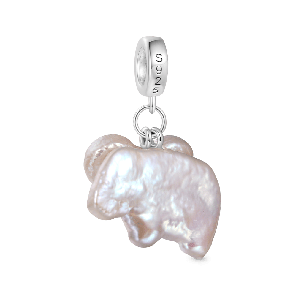 จี้ไข่มุกผีเสื้อและสัตว์ image number 2