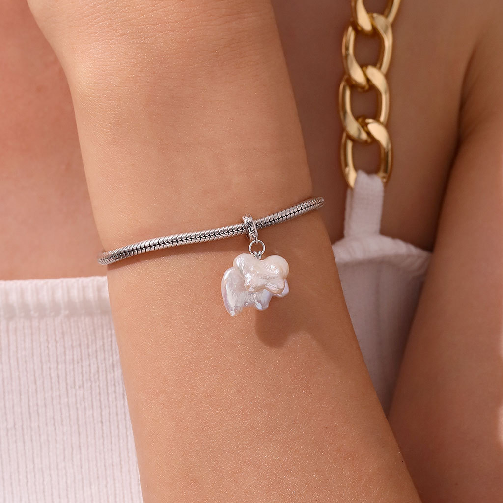 จี้ไข่มุกผีเสื้อและสัตว์ image number 6