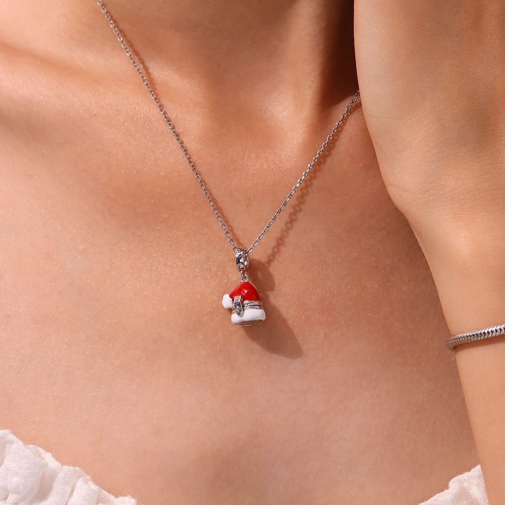 จี้กวางสวมหมวกซานตา image number 5