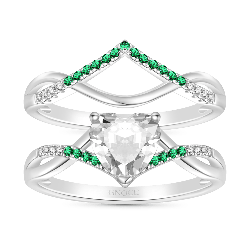 ชุดแหวนซ้อนทับรูปเกือกม้า image number 0