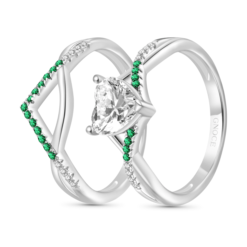 ชุดแหวนซ้อนทับรูปเกือกม้า image number 1