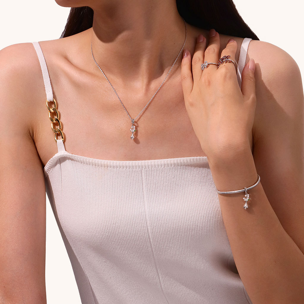 จี้แจกันดอกลิลลี่ออฟเดอะแวลลีย์ image number 3