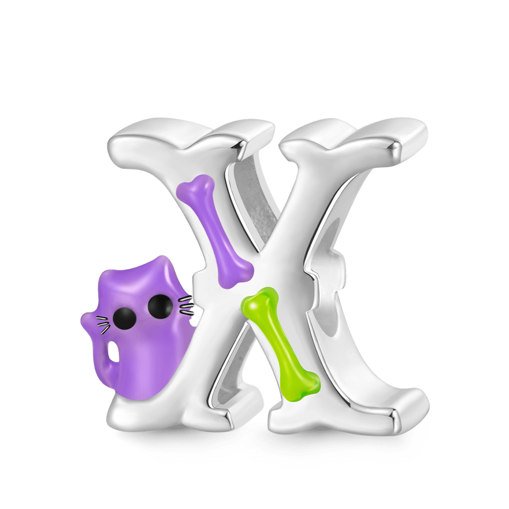 Halloween Horror Elements Letter Charm image number 0