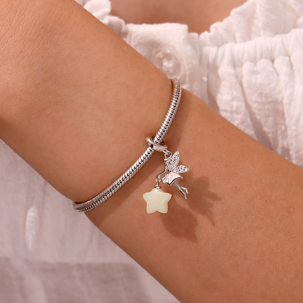 จี้ดาวเรืองแสงในที่มืดรูปนางฟ้าแห่งป่า image number 5