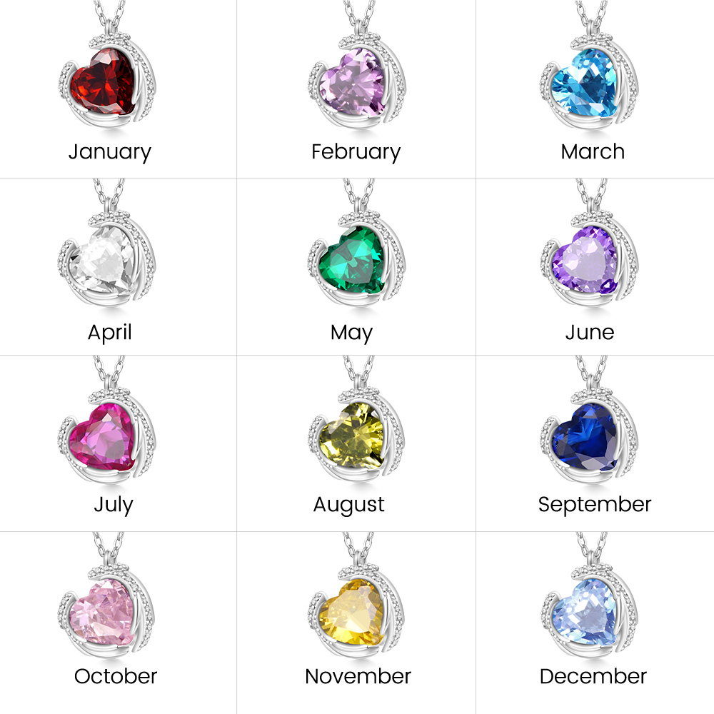 สร้อยคอรูปหัวใจมีปีก image number 6