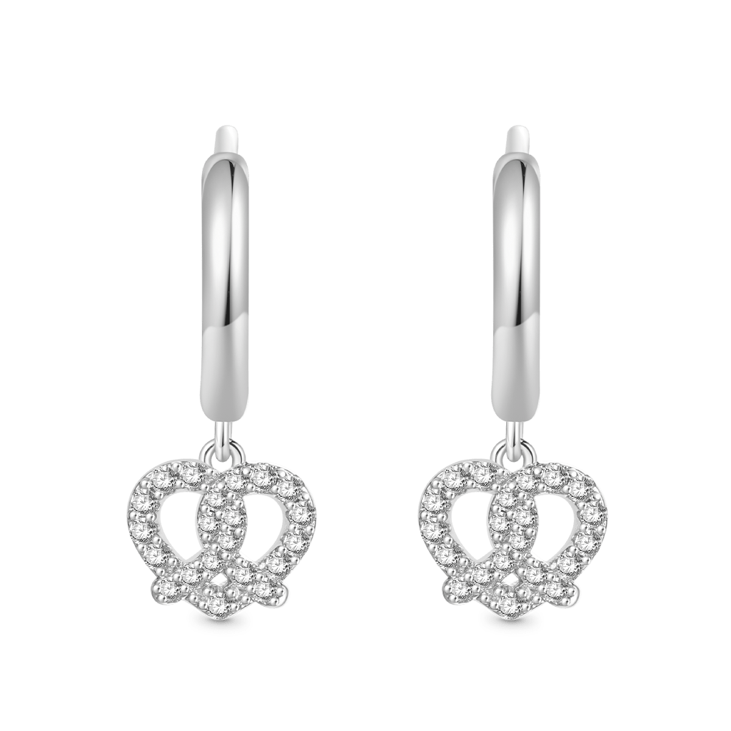 ต่างหูห่วงรูปเพรทเซล image number 1