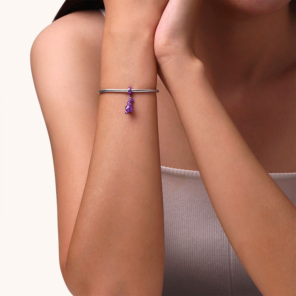 จี้ราศีเสือสีม่วงแคนดี้ image number 3