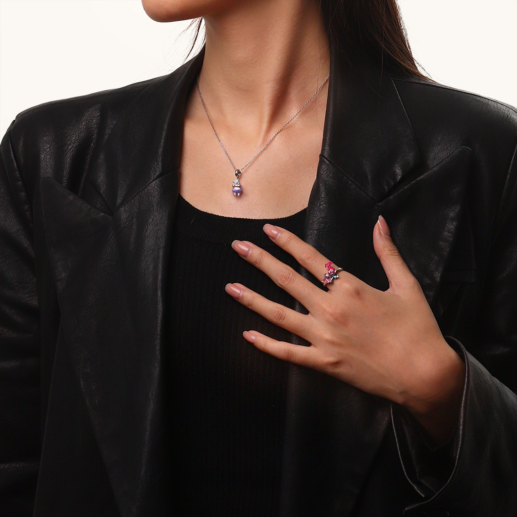 จี้ Trolls Biggie กอดหนอน image number 3