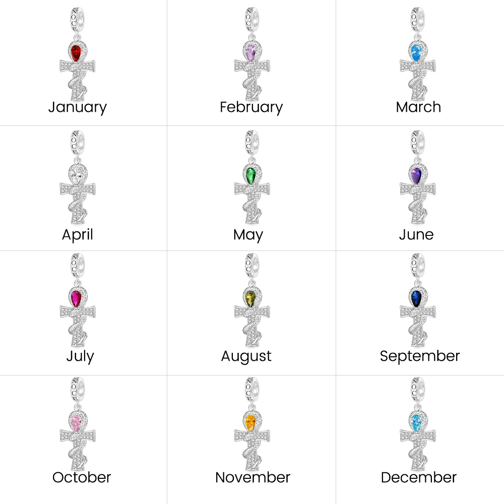 จี้กางเขนงูเงินบิด image number 2