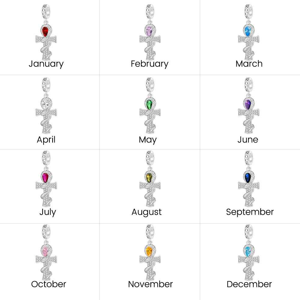 จี้กางเขนงูเงินบิด image number 2