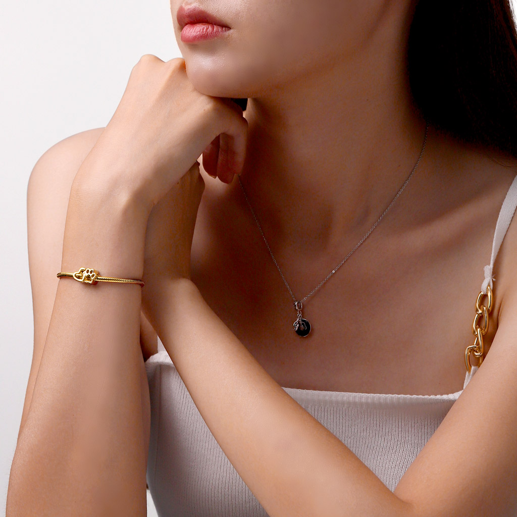 เสน่ห์รักสัตว์เลี้ยงชุบทอง 18k image number 3