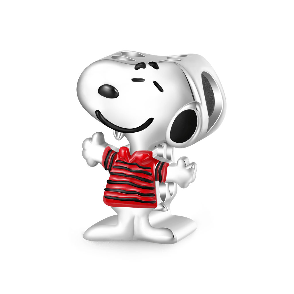 จี้แขนสั้นลายทาง Peanuts Snoopy image number 0