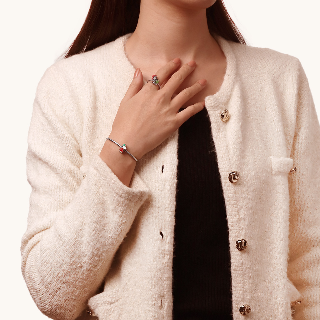 จี้คำอวยพรฤดูหนาว Peanuts Snoopy image number 3