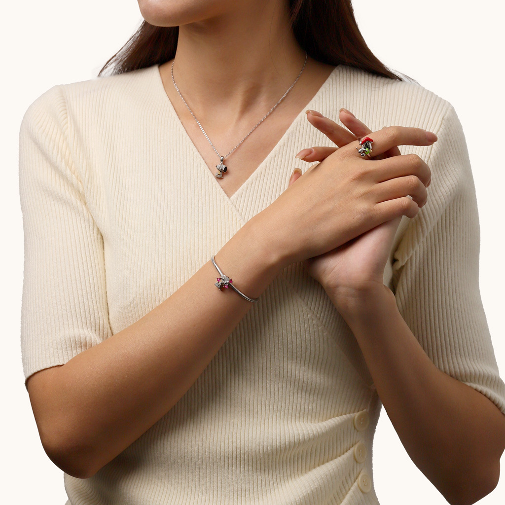 สร้อยข้อมือเพชรรูปสนูปี้ image number 4