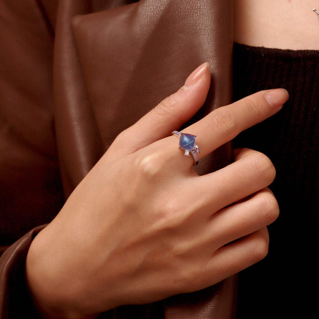 แหวนหอคอยคริสตัลฟลูออไรต์ image number 3