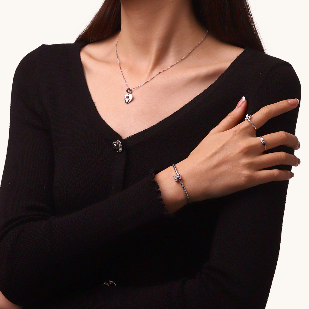 เสน่ห์วัวไฮแลนด์โบว์สีชมพู image number 3