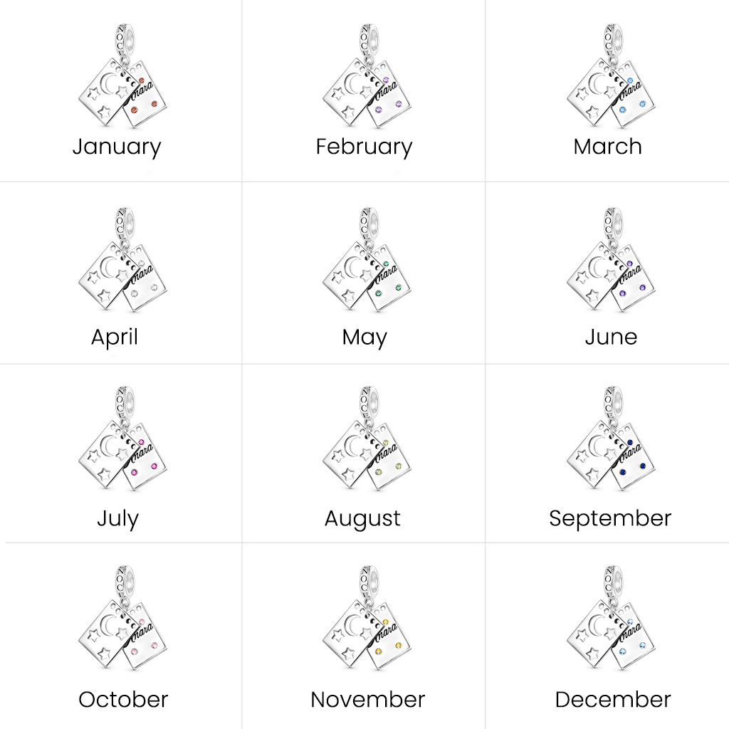 จี้สมุดโน้ตรูปเกลียวแสงจันทร์ image number 3