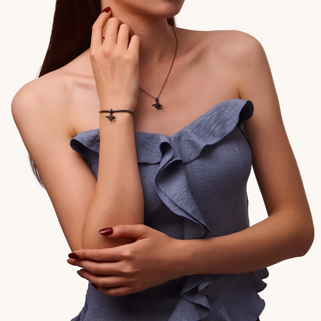 จี้รูปปีกไร้ฟัน image number 4