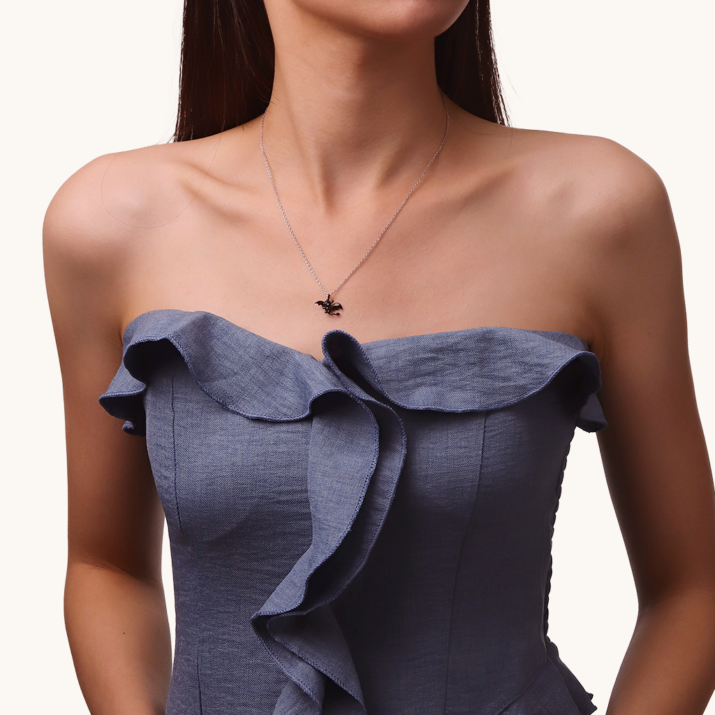 สร้อยคอรูปปีกไร้ฟัน image number 5