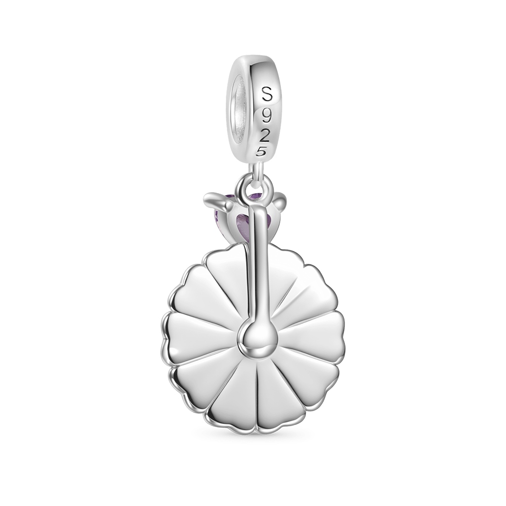 จี้หินประจำวันเกิดพร้อมแท่นหมุนหมุนได้ image number 2