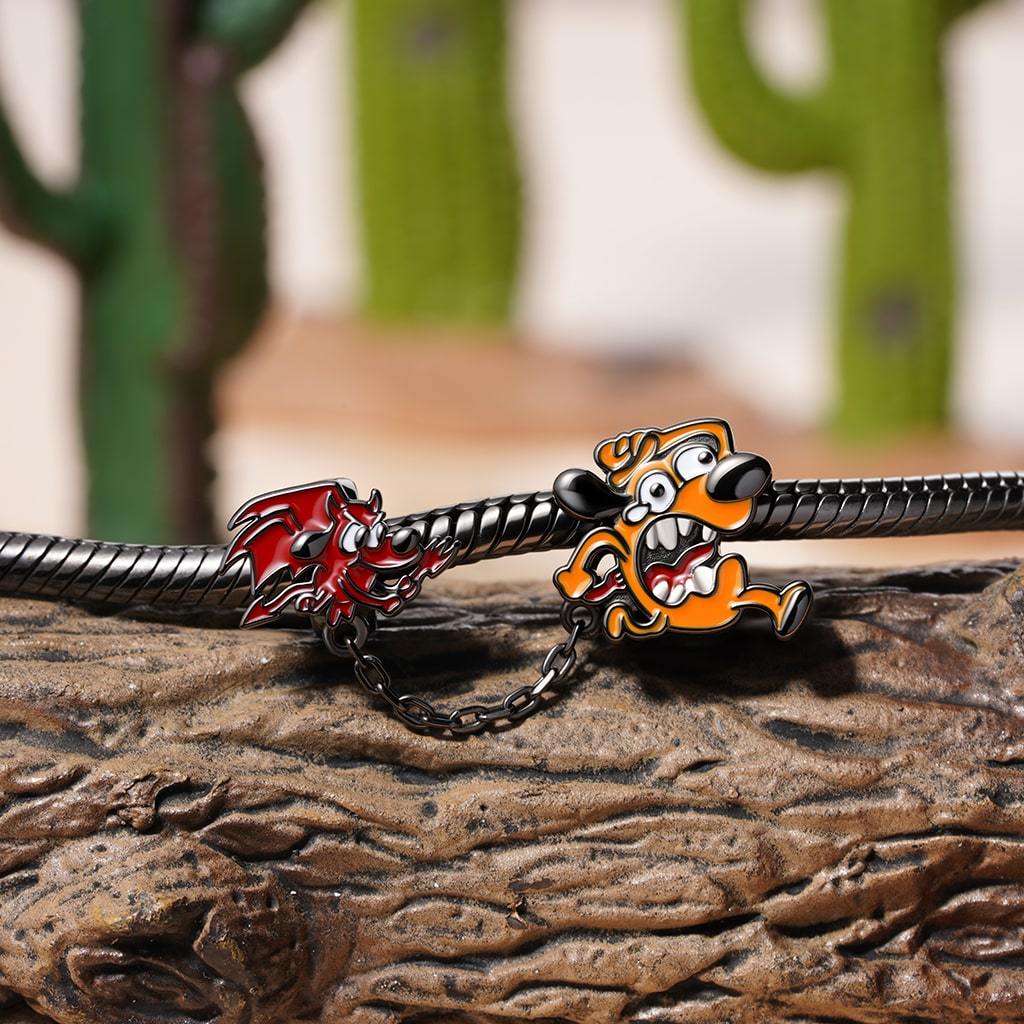 จี้แก้วกาแฟ This Is Fine - โดนปีศาจไล่ล่า image number 2