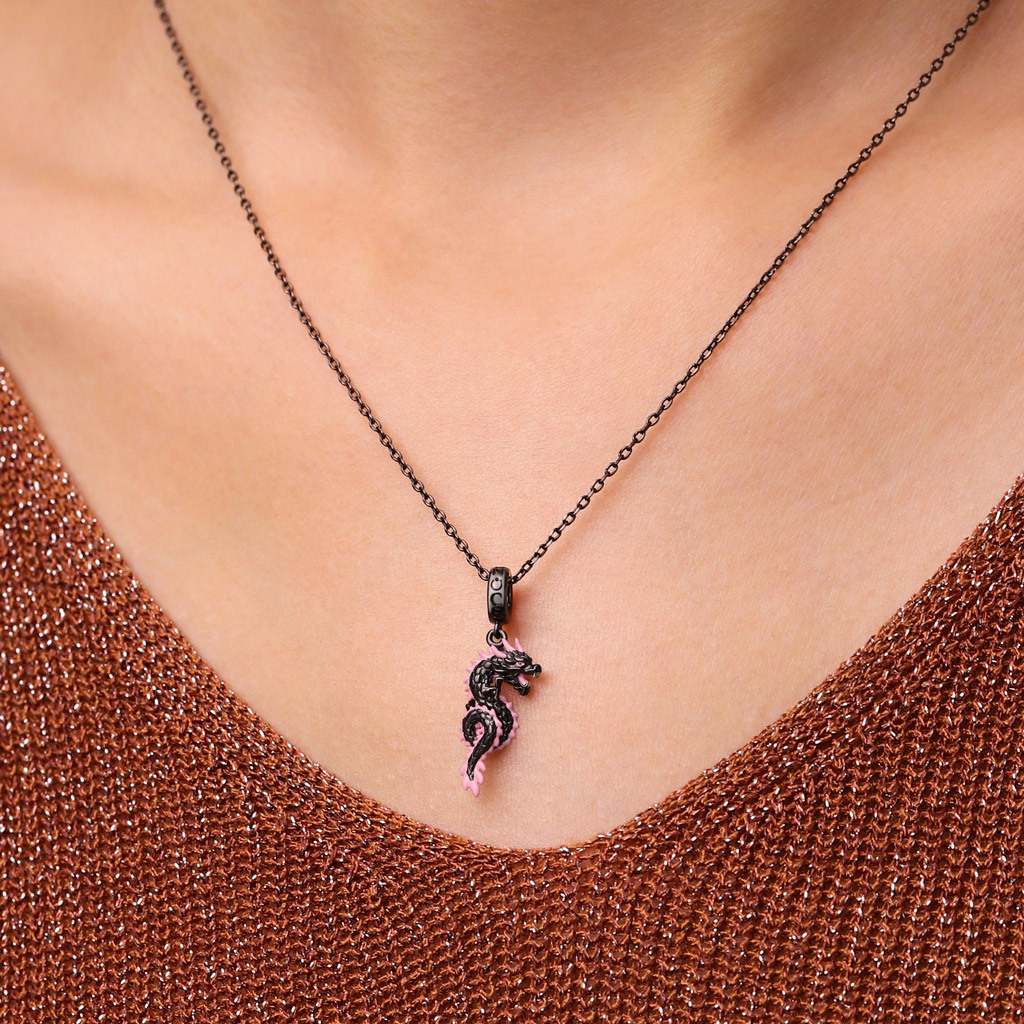 จี้รูปมังกรดำ image number 5