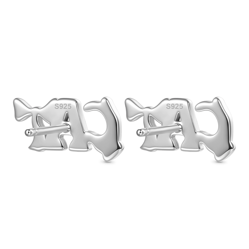 ต่างหู CAT Letter Stud image number 1