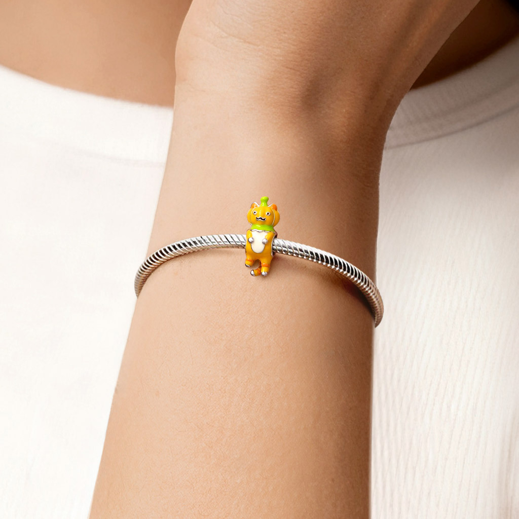 จี้แมวฟักทอง image number 1