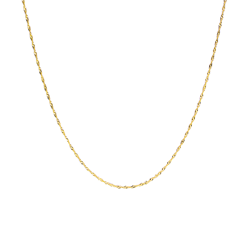 สร้อยคอลายคลื่นน้ำบาง image number 0