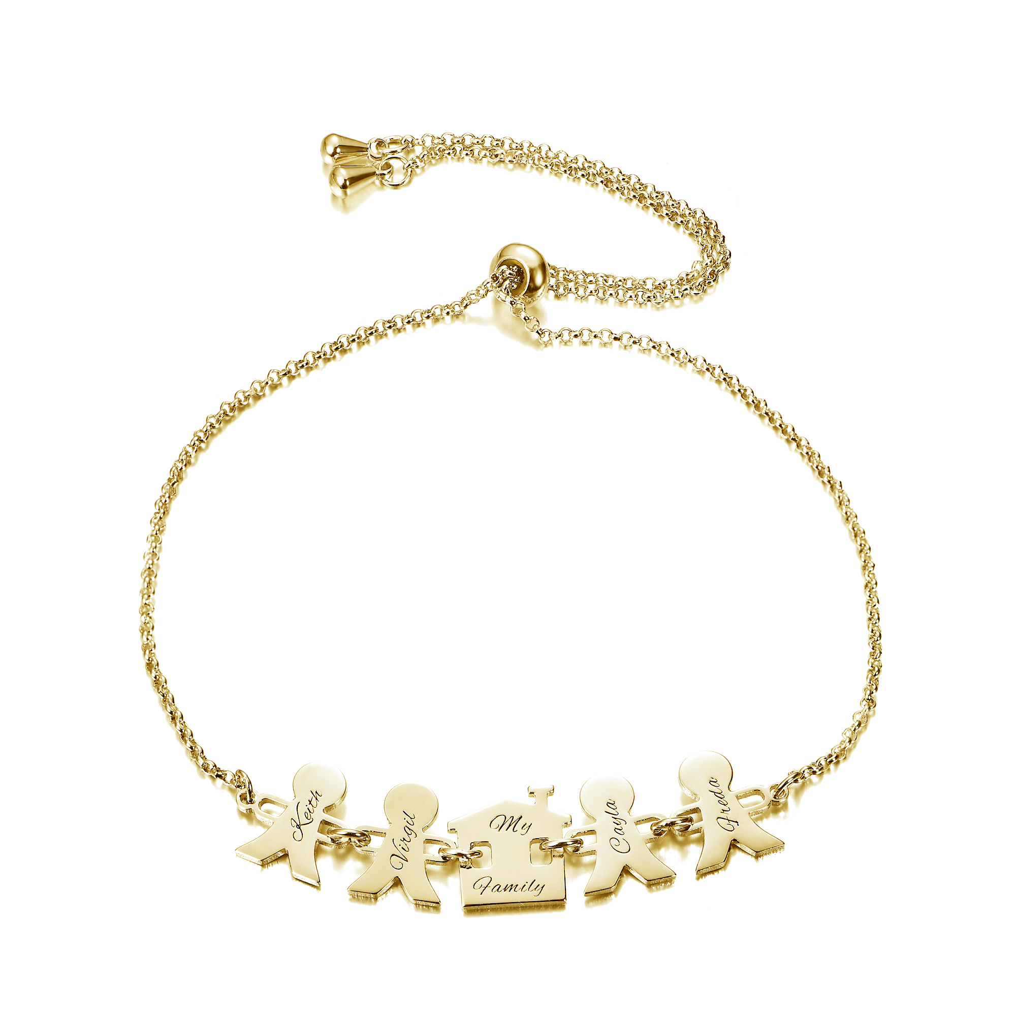 Personalized Heart Bracelet image number 1