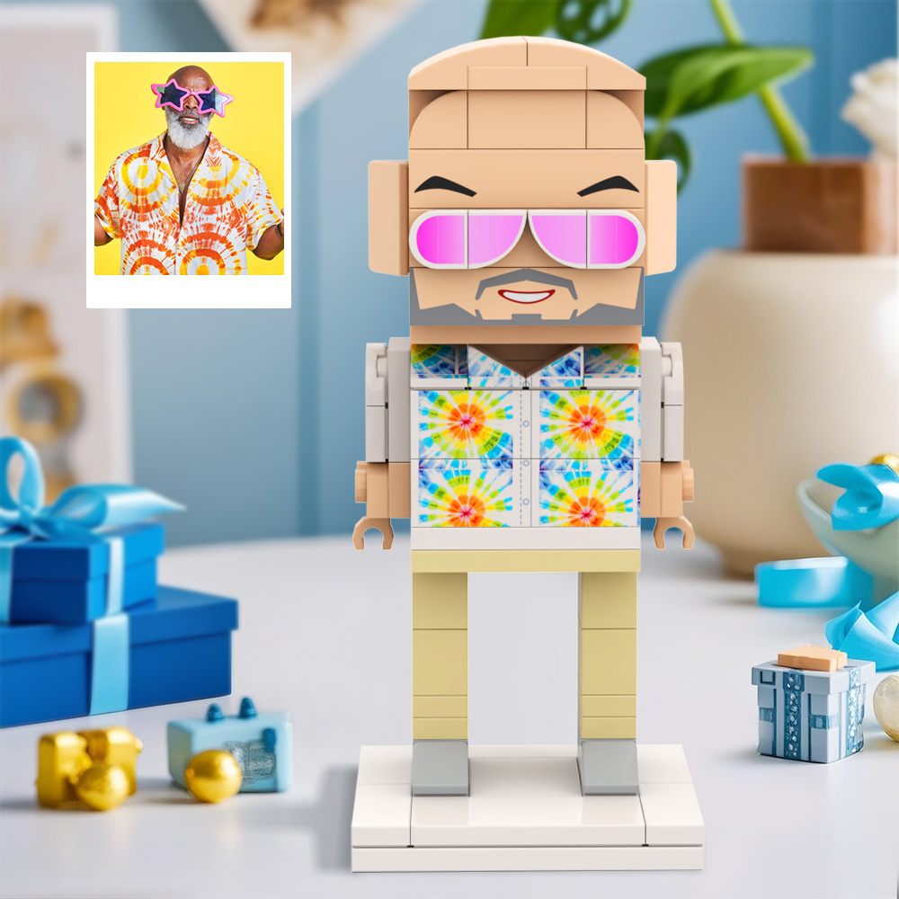 Figuras De Ladrillo Personalizadas Para Papá, Regalo Especial Del Día Del Padre - 