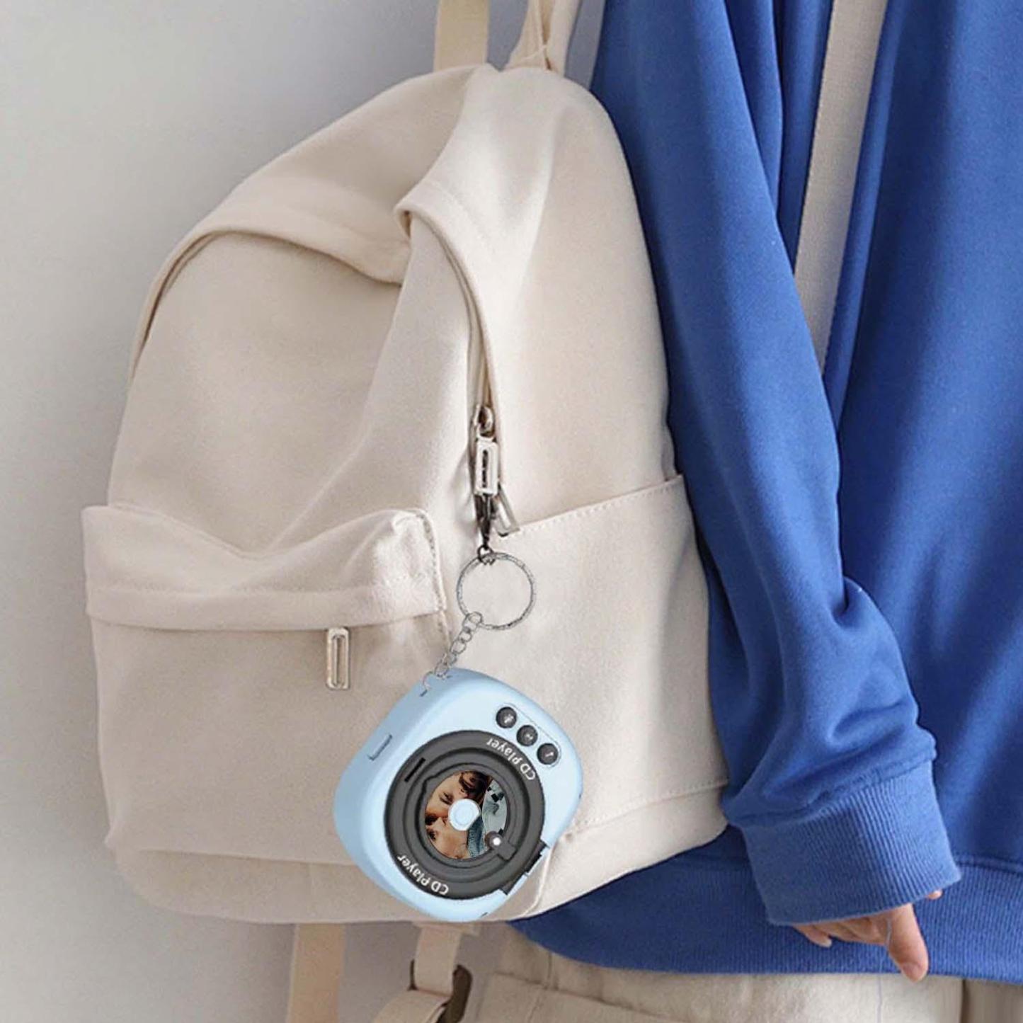 Llavero Con Foto Y Reproductor De Cd De Música Personalizado Con Discos Intercambiables - 