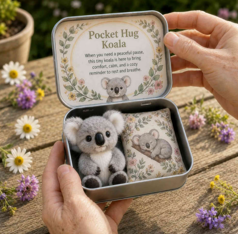 Mini Caja De Regalo Personalizada De Bolsillo Con Nombre, Lata De Recuerdo Cómoda Con Lindo Animal De Peluche, Regalo Sincero Para Familiares Y Amigos - 
