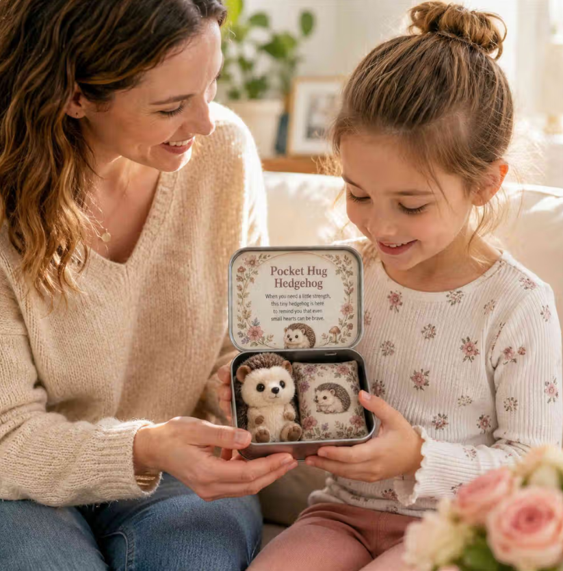 Mini Caja De Regalo Personalizada De Bolsillo Con Nombre, Lata De Recuerdo Cómoda Con Lindo Animal De Peluche, Regalo Sincero Para Familiares Y Amigos - 