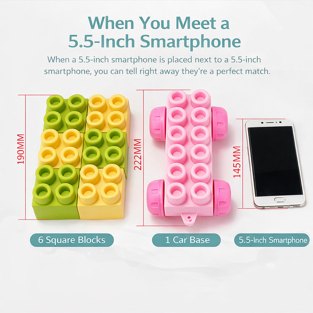 Jell-o Blocks: Bloques Blandos De Construcción Sensorial Montessori De 40 Piezas - 