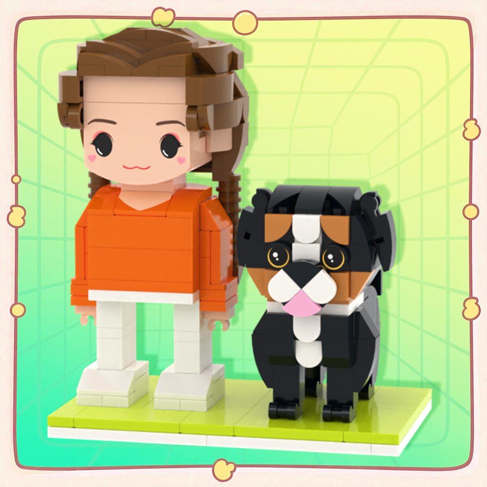 Regalos Personalizados Para Amantes De Las Mascotas: Figuras De Cuerpo Entero De Personas Sentadas Con Perros. - 