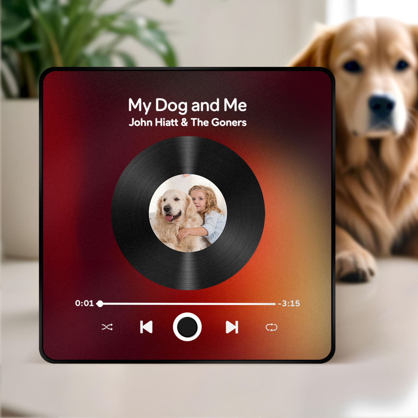 Imán De Nevera De Álbum Personalizado, Imán De Nevera De Música Personalizado, Puede Reproducir Canciones Y Ajustar El Volumen Para Parejas, Regalo De Navidad - 