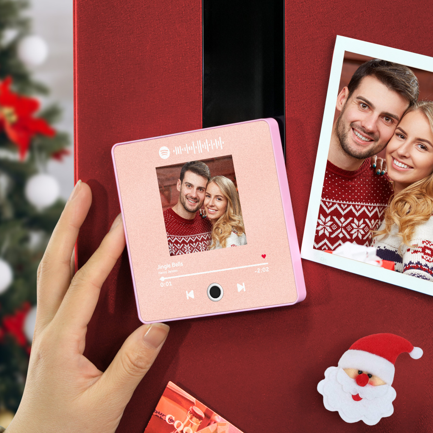 Imán De Nevera Con Música Personalizada, Álbum Personalizado Con Código De Spotify, Reproducción De Canciones, Regalos De Navidad, Regalos Creativos. - 