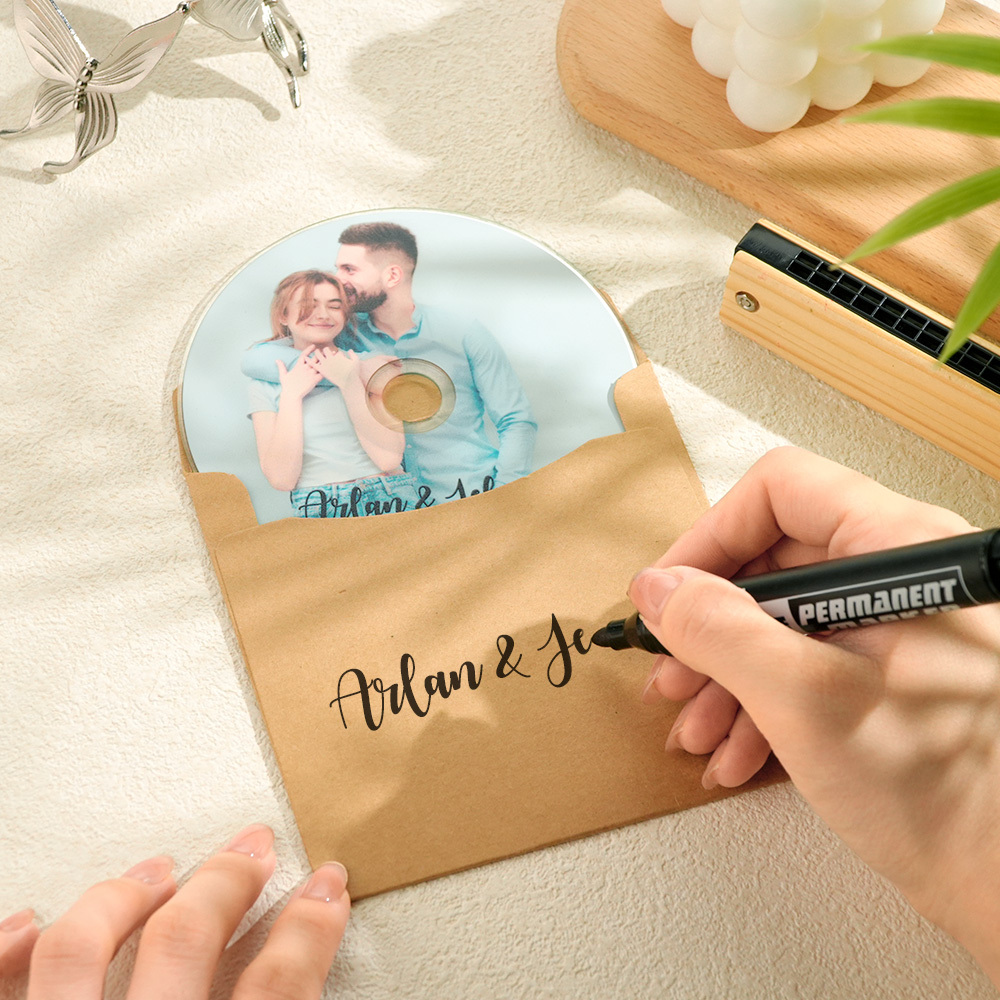Cd De Mezclas De Fotos Personalizado, Regalo Musical Con 5, 10 Y 16 Canciones Personalizadas, Regalo Para Amantes De La Música, Sin Estuche. - 