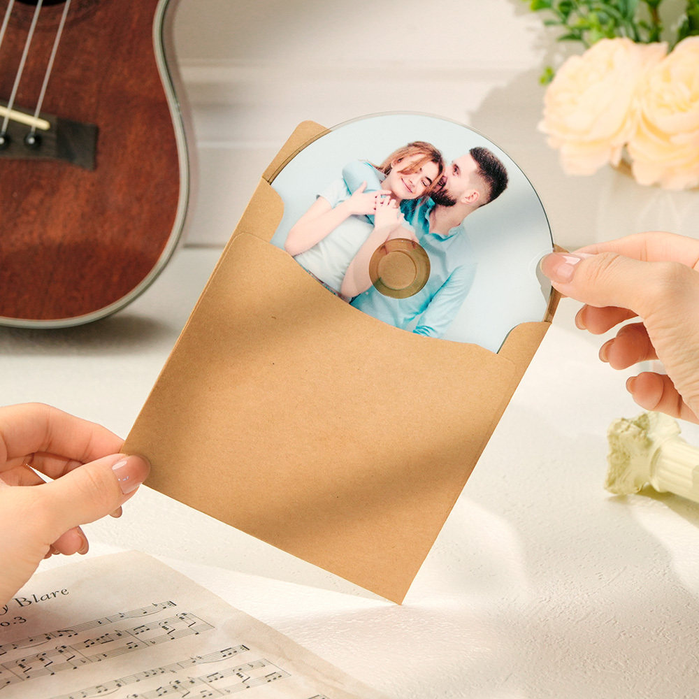 Cd De Mezclas De Fotos Personalizado, Regalo Musical Con 5, 10 Y 16 Canciones Personalizadas, Regalo Para Amantes De La Música, Sin Estuche. - 