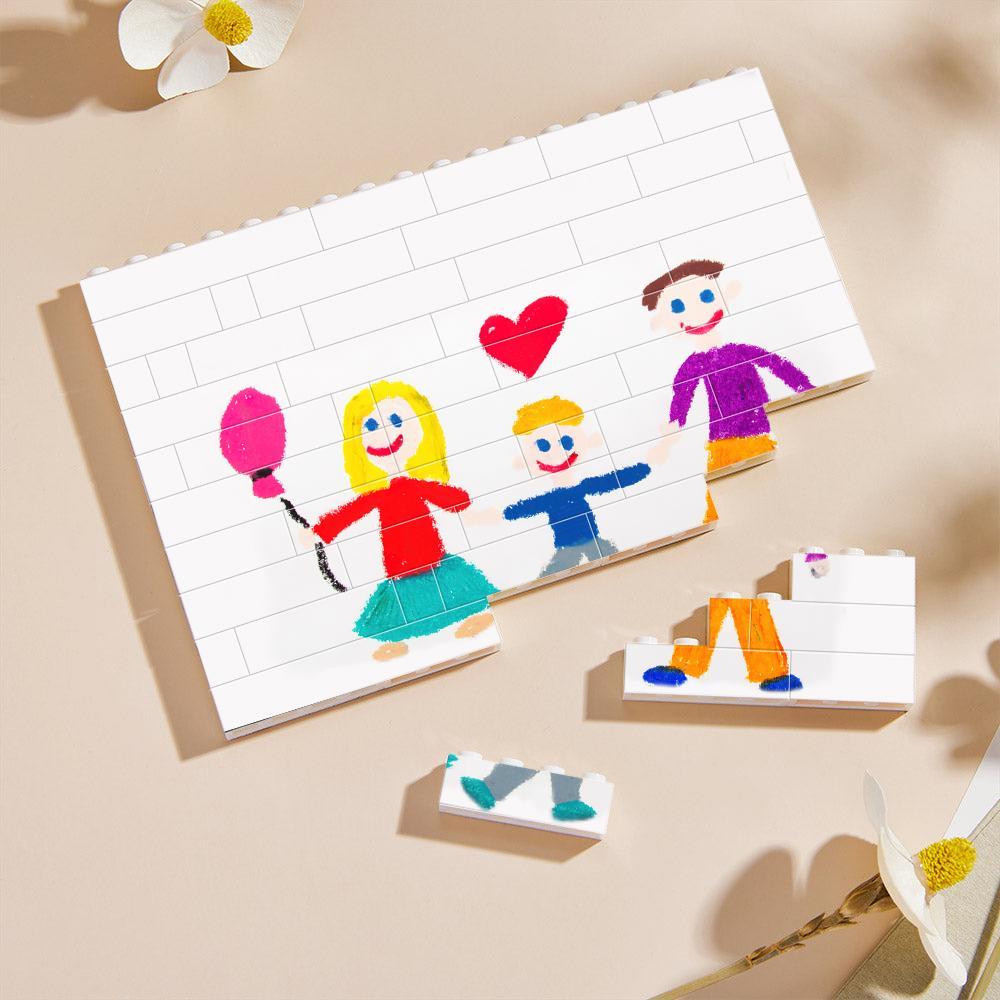 Bloques de construcción de fotos personalizados para niños Estilo Graffiti Sube el Graffiti de tus hijos Regalo perfecto para niños 