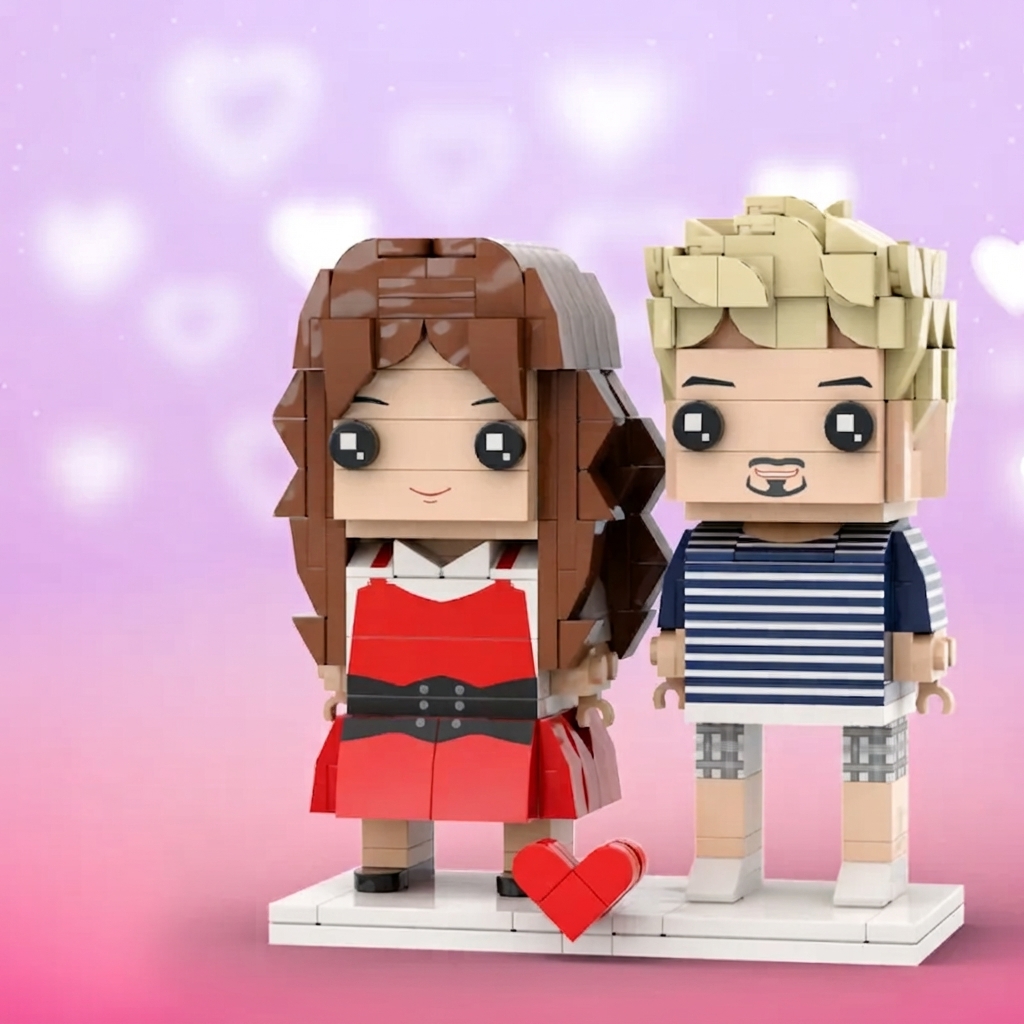 Personalizable Totalmente Cuerpo 2 Personas Figuras De Ladrillo Personalizadas Brick Me Figuras Regalo De Pareja