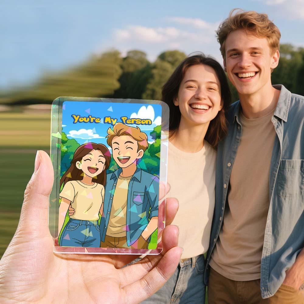 Tarjeta De Estilo Aventura Personalizada Tarjeta Personalizada Regalo Para Pareja Convierte Tu Foto En Un Coleccionable Único - 