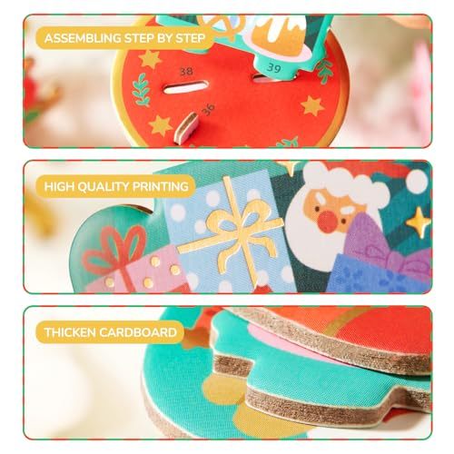 Kit De Rompecabezas 3d - Caja De Árbol De Navidad Diy Para Decoración Navideña - 