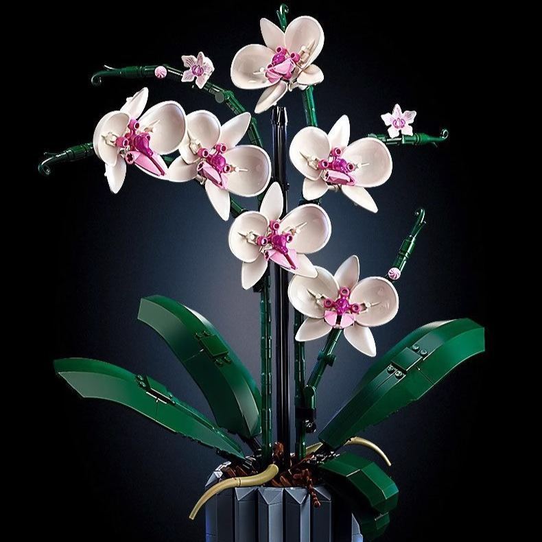 Ramo De Flores De Floración Eterna Para Navidad Y Decoración Del Hogar. Bloques De Construcción. - 