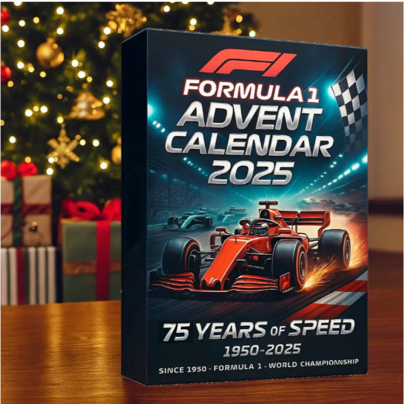Calendario De Adviento Hot Rod 2025: 24 Días De Adornos Acrílicos De Muscle Car Clásicos - 