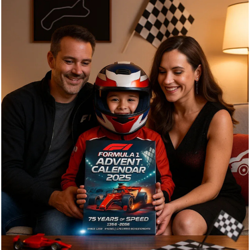 Calendario De Adviento Hot Rod 2025: 24 Días De Adornos Acrílicos De Muscle Car Clásicos - 